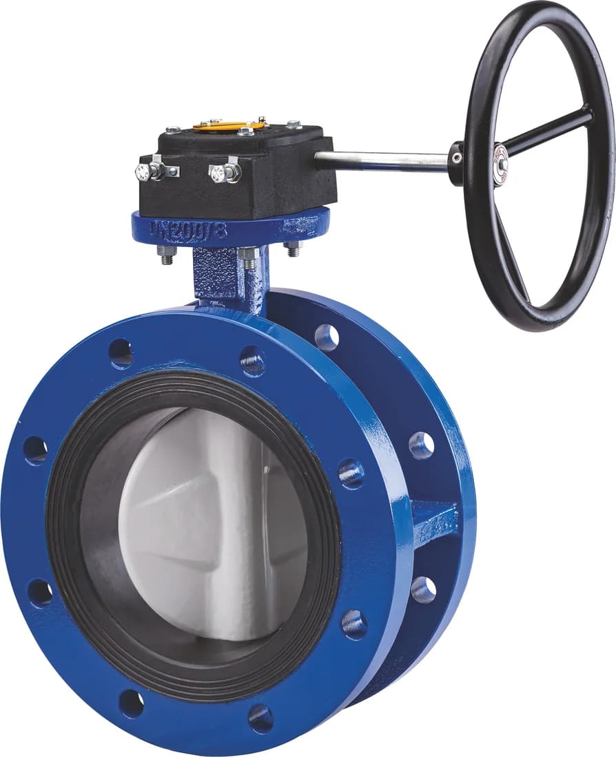 Series 58 Resilient Seated Butterfly Valve for Higher Pressures, Double Flanged