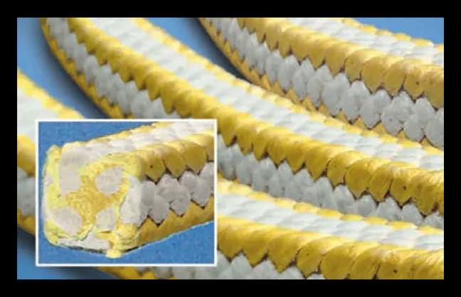 23 Abrasion-Resistant PTFE/Aramid Packing